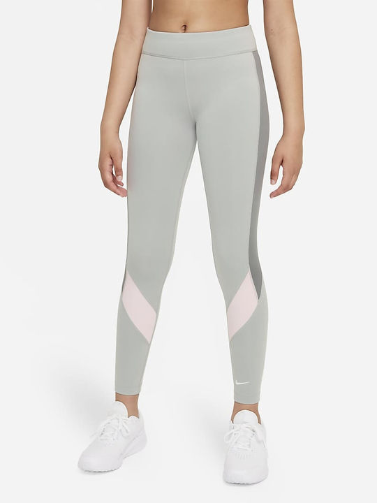 Nike Детски Клин Дълъг Dri-Fit Сив One