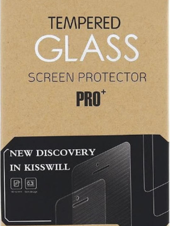 Kisswill Plexiglass 2.5D 0.3mm Tempered Glass for the Amazfit Bip U 1pcs