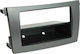 Connects2 DIN-Verkleidungsplatten 2 Din Frontblende R/CD für Toyota Corolla Grau für Toyota Korolla 2009 2013