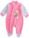 Funky Baby Bodysuit Set Long-Sleeved Velvet Pink