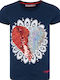 Kids' T-shirt Navy Blue Dover
