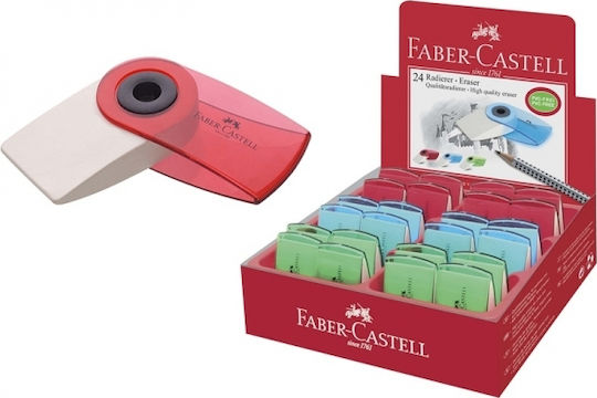 Faber-Castell Γόμα για Μολύβι Mini Sleeve (Διάφορα Χρώματα)