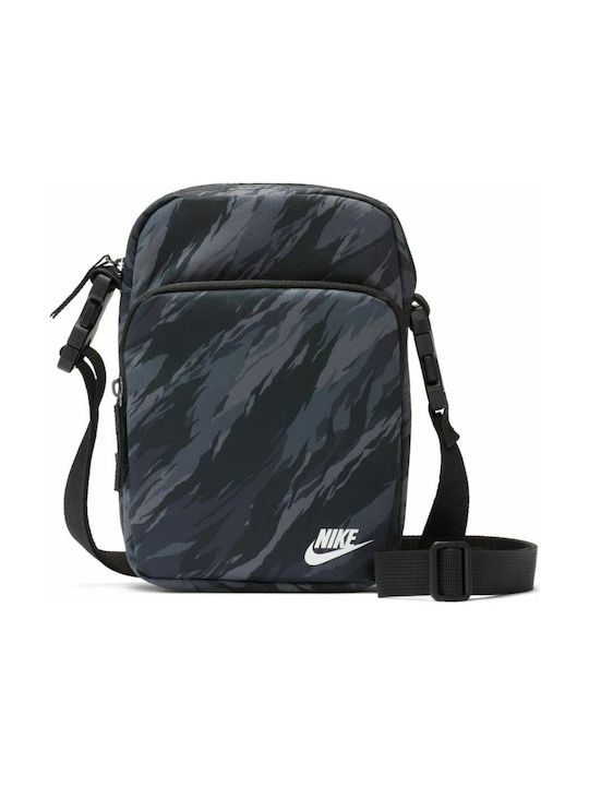 Nike Heritage Ανδρική Τσάντα Ώμου / Χιαστί σε Μαύρο χρώμα