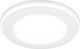 Trio Lighting Aura Round Plastic Recessed Spot with Integrated LED and Warm White Light White 4x4cm. 1pcs