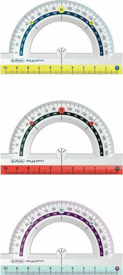 Herlitz Геометричен инструмент Пластмасов 10см My Pen (Различни цветове)