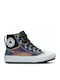 Converse Παιδικά Sneakers High για Κορίτσι Ασημί