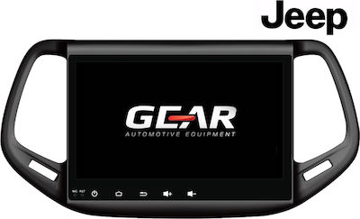 Gear Ηχοσύστημα Αυτοκινήτου για Jeep Compass 2017+ (USB/WiFi/GPS) με Οθόνη Αφής 10.1"