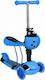 Kids Scooter Foldable 3-Wheel with Seat Light Blue