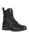 Catria A Leder Stiefeletten Damen Schwarz