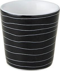 Dutch Rose Porcelain Egg Cup Loft Black