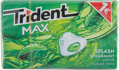 Trident Max mit Geschmack Minze spritzen Ohne Zuckerzusatz 16Stück 22gr