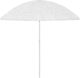 vidaXL Beach Umbrella Diameter 3m White