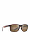 Maui Jim Huelo Ανδρικά Γυαλιά Ηλίου με Καφέ Κοκκάλινο Σκελετό και Καφέ Polarized Φακό H449-01