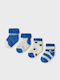 Mayoral Boys 4 Pack Ankle Socks Blue