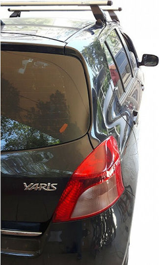 Menabo Таванни Стелки За Автомобил От Алуминий За Toyota Yaris 2005-2010 С Крака За Покривен Багажник И Заключване МП.TYARIS.08