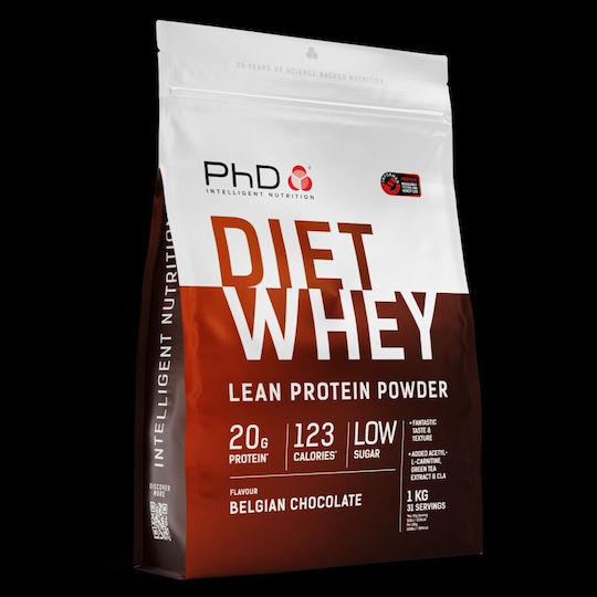 PhD Diet Whey Protein Whey with Flavor Belgian Chocolate 1kg