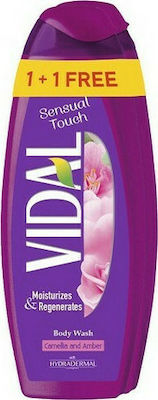 Vidal Camelia & Amber Body Wash 2x750ml