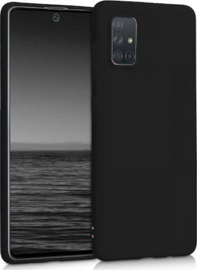 Matt Back Cover Silicone 1.2mm Black (Galaxy A72)