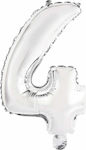 Balloon Foil Number Silver 35cm