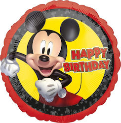 Μπαλόνι Στρογγυλό Γενεθλίων Mickey Foil Πολύχρω...