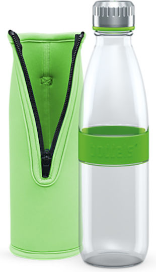Boddels Dree Μπουκάλι Νερού Γυάλινο με Βιδωτό Καπάκι Apple Green 650ml Boddels Dree Μπουκάλι Νερού Γυάλινο με Βιδωτό Καπάκι Apple Green 650ml