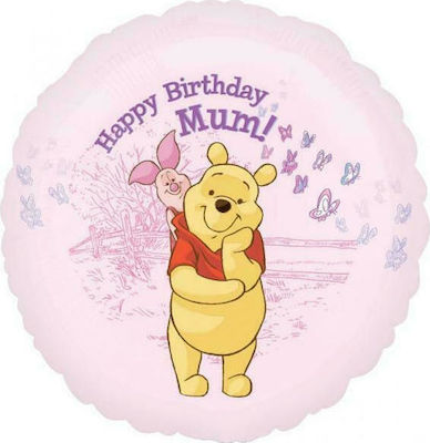 Balloon Foil Birthday-Celebration Round Pink 46cm