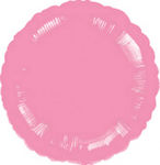 Balloon Foil Round Pink 46cm