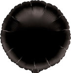 Balloon Foil Round Black 46cm