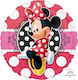 Balloon Round Μπαλόνι Στρογγυλό Minnie Portrait Multicolour 1pcs