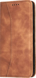 Bodycell PU Leather Synthetic Leather Wallet Brown (Realme 7)