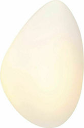 Zambelis Lights Lamp Wall LED White 16.5x16.5x13.5cm
