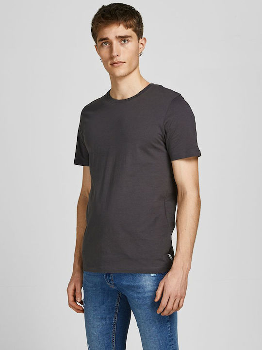 Jack & Jones Men's Short Sleeve T-shirt Asphalt
