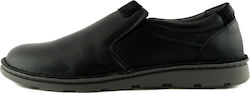 Green Hill 36370 Men's Leather Casual Shoes Black