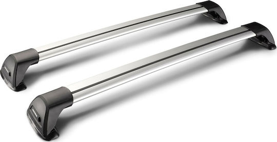 Yakima Μπάρες Οροφής Αλουμινίου Flush 120εκ. Universal (Σετ με πόδια και κλειδαριά)