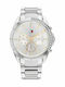 Tommy Hilfiger Kennedy Women's Watch Chronograph with Silver Metal Bracelet