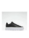 Reebok Club C Double Geo Γυναικεία Flatforms Sneakers Core Black / Cloud White