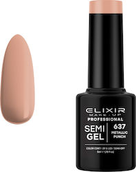 Elixir Semi Gel 637 Metallic Punch 5ml