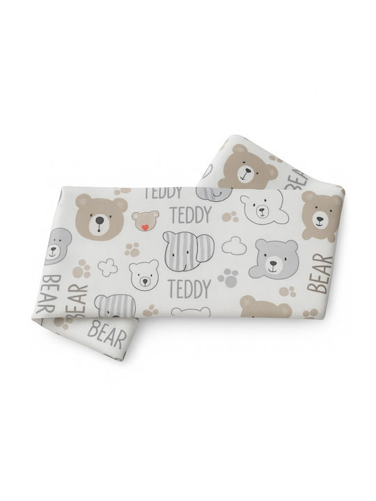 Kikka Boo Bear Muslin Swaddle Wrap Beige 120x12...