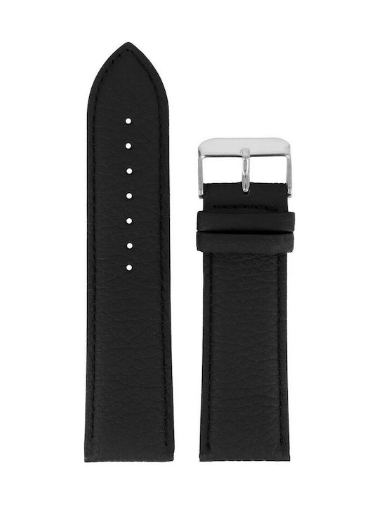 Tzevelion ART983F Leather Strap Black 24mm