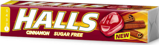 Halls Candies with Flavor Cinnamon No Added Sugar 20pcs 32gr