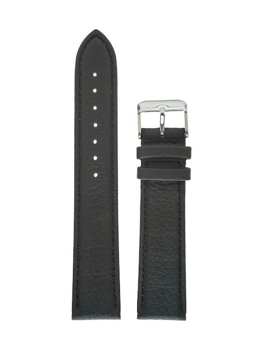 Tzevelion ART983 Leather Strap Black 14mm