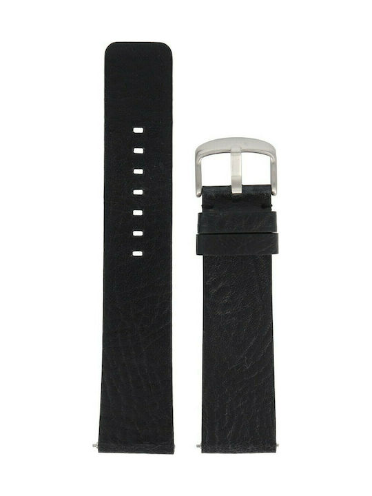 Rochet Utah Leather Strap Black 20mm