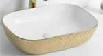 Gloria Cap Sink White White 72-0121