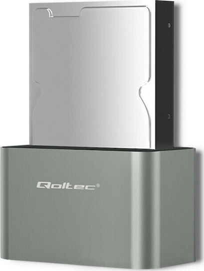 Qoltec Docking Station Stație de andocare pentru Hard Disk SATA 2.5" / 3.5" cu conectivitate USB 3.0 (50315)
