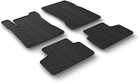 Lampa Set of Front and Rear Mats 4pcs for Mercedes-Benz GLB Black