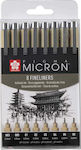 Sakura Pigma Micron 8τμχ