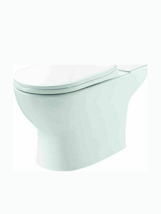 Gloria Plastic Toilet Seat White Optasia