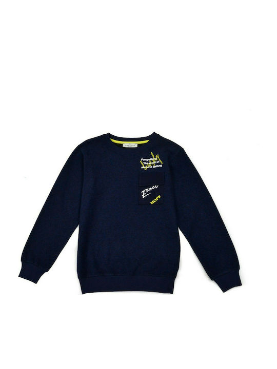 Hashtag Kids Sweatshirt Navy Blue