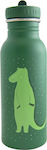 Trixie Mr Crocodile Kinder Trinkflasche Rostfreier Stahl Grün 500ml