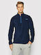 Reebok Outerwear Herren Langarmshirt Ausschnitt mit Reißverschluss Vector Navy